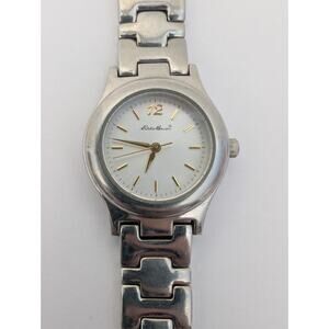 Eddie Bauer Ladies Stainless Steel Watch 5 ATM Water Resist Miyota Japan Movt